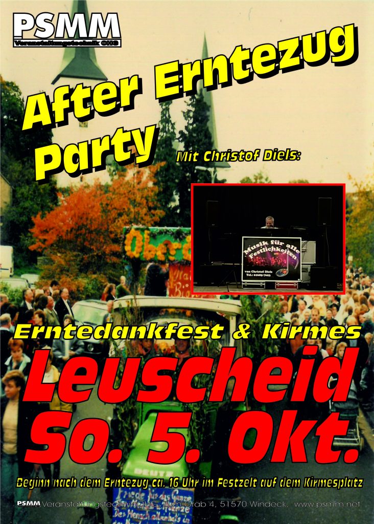 Disco Leuscheid After Erntezug Party Kirmes 25
