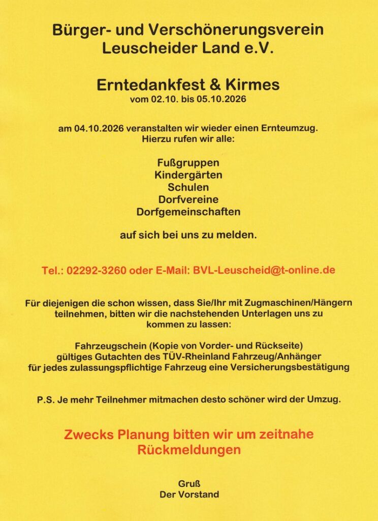 3.Aufruf Erntezug Teilnehmer 000392