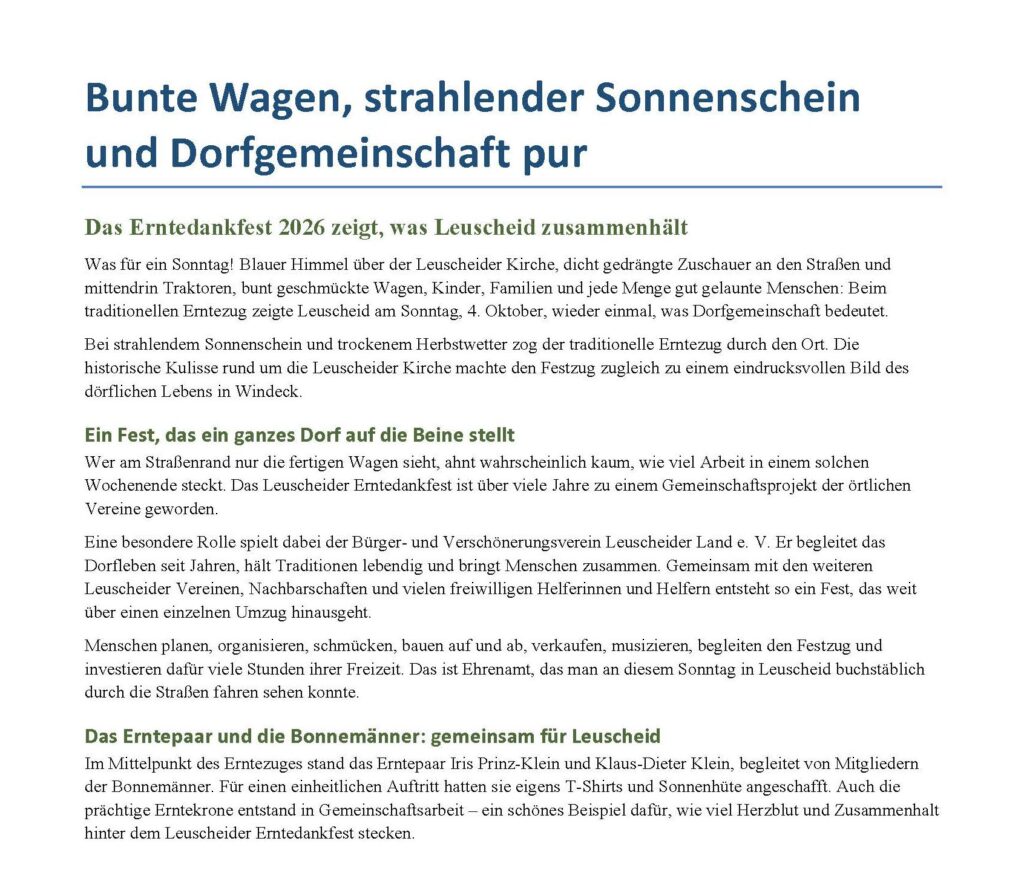 1 neu Erntedankfest Leuscheid 2026 Seite 1