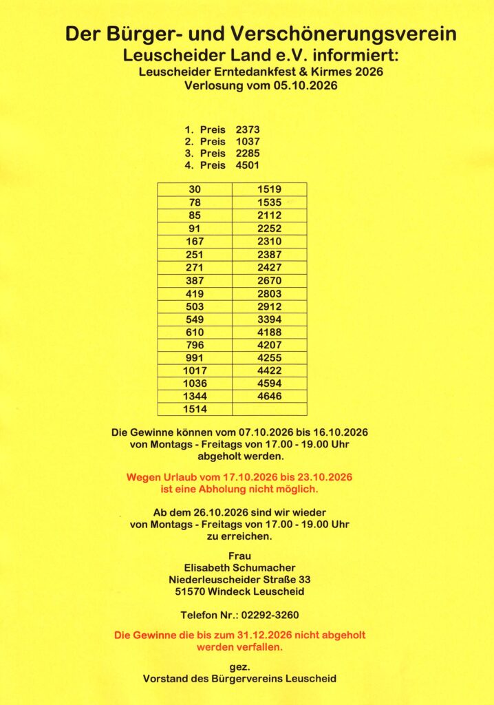 Losnummernliste 2026 000407